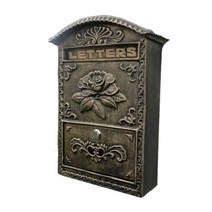 무인택배함 가정용택배함 원룸 여성안심무인택배함 개인물품보관함 시스템멀티박스유럽식 안뜰 빌라 캐스트 알루미늄 사서함 가정 장식 야외 벽걸이 형 편지함 우편함, 골동품 구리, 골동품 구리