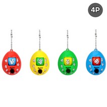 2ir2g 열쇠고리 미니 룰렛 가위바위보 랜덤 복불복 미니 게임기 키링 4P 술자리게임, ◐그린★⊙