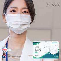 에어에이드덴탈마스크(대형), 화이트, 100매