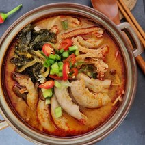 유명 맛집 레시피 곱이 꽉찬 사나이 소 곱창전골 1kg / 대용량 / 한우물 주먹밥 사은품 증정, 1개