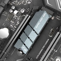 ps5ssd방열판 M.2 SSD NVMe 방열판 열 패드가 있는 알루미늄 Ps5 nvme 2280 하드 디스크 데스크탑 PC 쿨러, 한개옵션1, 한개옵션0