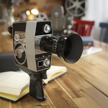 (Made in Switzerland)빈티지 레트로 엔틱 카페 인테리어 소품 아날로그 8mm 영상카메라 볼렉스 파일라드 Bolex Paillard P4