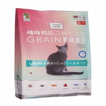세라피드 고양이 그레인프리 무곡물사료 요로건강 2kg 고양이사료, 4개