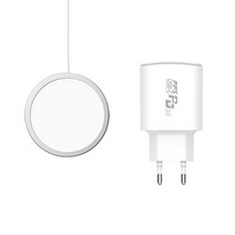 아이폰 12 프로 맥스 맥세이프 + PD25W PPS 초고속충전기 세트 마그네틱 무선 고속 충전 어댑터 세트