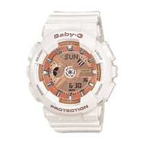 [G-SHOCK][Baby-G] BA-110-7A1DR 베이비지 빅페이스 로즈골드X화이트