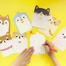 애니멀스마트엽서 ver2 (10p) 초대장 동물 캐릭터, 선택:펭귄(10p), 단품