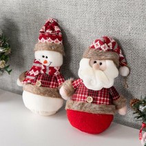 퀼트인형 20cm 크리스마스 장식 볼 인형 소품 / 트리 꾸미기 만들기 겨울 분위기, 눈사람