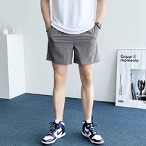 데일트 남자 나일론 여름 밴딩 스판 4부 반바지