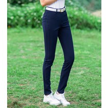 LPGA 여성 골프웨어 PGM 골프 바지 여성용 슬림하고 키가 큰 스티치 펜슬 류 탄성, 02 빨간색, 04 L