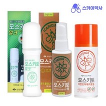 신신제약 모스키토 밀크 스프레이 에어로솔 약국 모기연고 롤타입 기피제 50ml, 모스키토액 스프레이(60ml), 1개