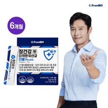 장건강엔 더착한 유산균 더블 1일1포 17종 혼합유산균 20억 CFU보장 30포x6박스/6개월, 없음