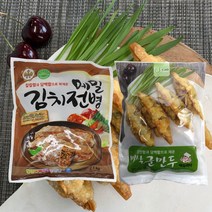 쉽쿡 준푸드 메밀김치전병+바삭군만두, 2, 3500g
