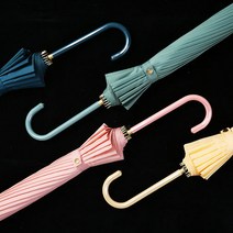 cocooning 폰지 발수 코팅 방수 16K 16칼러 파스텔 자동 장우산