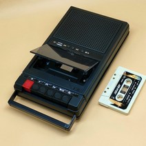 어반아웃피터스 마이마이 워크맨 카세트플레이어 레트로 녹음 테이프 레코더 휴대용 Walkman 플레이어, 검은색, 01 블랙 컬러 送任选磁带一접시
