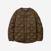 유니클로 x 화이트 마운티니어링 WPJ 울트라 라이트 다운 오버사이즈 자켓 브라운 - 국내판 Uniqlo x White Mountaineering WPJ Ultra Light Do