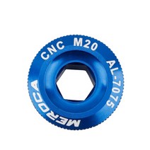 크랭크암 자전거크랭크암세트 mtb 알루미늄 합금 크랭크 나사 자전거 자전거 크랭크 암 고정 볼트 크랭크, m20 블루