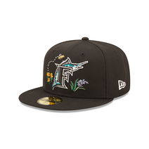 뉴에라 스냅백 MLB [마이애미 말린스] Watercolor Floral 59FIFTY Fitted 818637