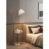 북유럽 장 스탠드 갓 조명 사이드 테이블 거실 탁자 플리츠 이케아 을지로 전등 침실 활장 수납 롱 로비 카페 스탠딩 수입 플로어 램프 호텔 식물등, A 삼색 조명