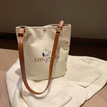 2021 스누피 캔버스가방 에코백 귀여운 캐릭터 숄더백
