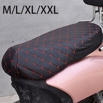 호환용 오토바이시트 뒷자리커버호환 오토바이 좌석 쿠션 커버 안티-슬립 PU 가죽 절연 유연한 스토리지 수, 01 M