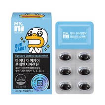 [1+1][일동제약] 마이니 아이케어 루테인지아잔틴 30캡슐 1+1 (총60캡슐)