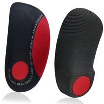 족저근막염 패드 자세교정 슬리퍼 무지외반증 신발 운동화 Noipace 34 길이 orthotics 삽입 여성 남성 정형 외과 높은 아치 지원 깔창 피트 릴리프 발 뒤꿈치 박차, 블랙 레드, m eu39-42