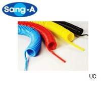 우레탄코일호스 4X2 UC-0402 상아뉴매틱 우레탄코일튜브, UC-0402-100, BU:파랑, 1개