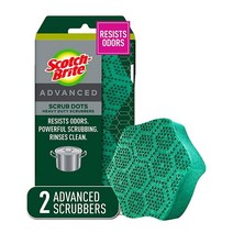 스카치브라이트Scotch-Brite 스크럽 도트 어드밴스드 헤비 듀티 스펀지 2개입53670, Heavy Duty