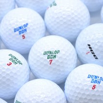 던롭 화이트 A 등급 10알 골프공로스트볼로스트ball