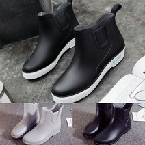 여자장화 첼시부츠 우비 여성워커 장마철신발 RAIN2