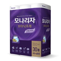 모나리자 보타닉포레 프레스티지 화장지 40m, 30롤, 1팩