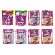 위스카스 85g 고양이 파우치, 구운고등어 85g, 24개