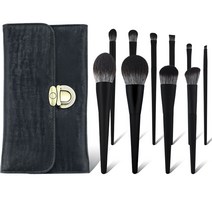 Mingman 메이크업 브러쉬 10종 세트 LS3H-6233, 1개, Black