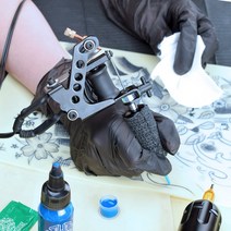 Professional Tattoo Kit Motor Machine Gun Power Needle Color Film Cartridge Tattoo Machine Kit Novic, [2] 이스라엘, [1] US