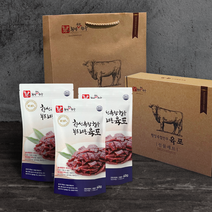 횡성한우 부드러운 육포 선물세트 (40g x 10팩), 1개