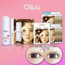 [올리쥬] 셀프 속눈썹 펌 현대 패키지, 1세트, 올리쥬 4종 패키지