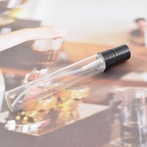 [캔들이케아] 10ml 투명 향수용기 롱 휴대용 유리공병, 10개