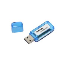 스마트 카드 리더기 휴대용 카드단말기 휴대용 4 in 1 USB 2.0 카드 리더기 플래시 멀티 메모리 TF / SD MS, 01 1Pc