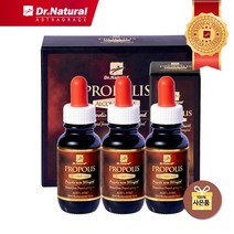 닥터내츄럴 호주 프로폴리스 원액 무알콜리퀴드 25ml 40% 고함량 액상프로폴리스+스마트웰빙추가상품, 3개입 1세트