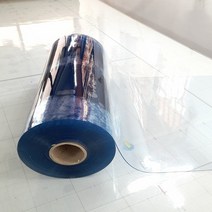 (모델F45 청투명2mm폭45cm) PVC연질염화방풍방수비닐 아스테이지 책상매트 투명매트 식탁매트 책상고무 두꺼운비닐