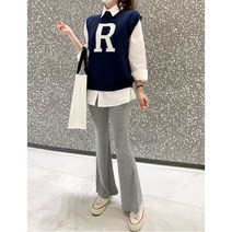 1015마켓 여성용 알파벳 니트조끼
