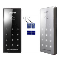 드림 DR-300 카드키4개 번호키 전자키 보조키 현관키 도어록, 드림DR-300 블랙(카드키4개) / C구역 설치의뢰