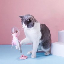 반려동물 탄성 간식볼 장난감 강아지 고양이 훈련 스낵볼 푸드클립 노즈볼, 1개, 민트