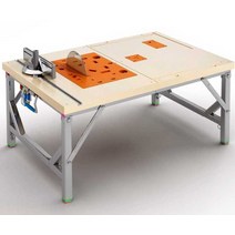 목공용 다이 작업대 정밀 접이식 테이블 목공톱, 80x120 두껍고 강화된 생태 보드 핸들, 1개