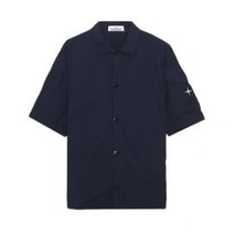 [명품]STONE ISLAND 스톤아일랜드 년 V NASLAN LIGHT GARMENT DYED 반팔 오버 셔츠 TMG486349 1672523947