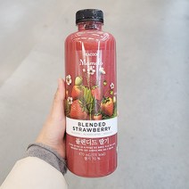 혐육97.2 피코크 블렌디드 딸기 869.9ml x 1개, 아이스박스포장