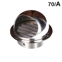 정화조 환풍기 환기구 배기팬 소형 미니 덕트 스테인레스 스틸 배기 캡 벽 천장 공기 환기 덕트 방수 커버, 01 A