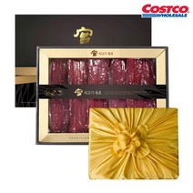 최근제조 궁육포 선물세트 750g 코스트코 육포 선물세트 추석 설날, 수국꽃 보자기 포장