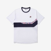 휠라(FILA) FILA휠라 남성 글로벌 호주오픈 라인 테니스 반팔티 FS2RSF2394M_WHI, WHI