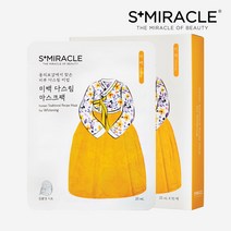 에스미라클 미백 다스림 마스크팩 (10매입), 10매입, 1팩